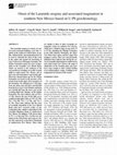 Research paper thumbnail of Onset of the Laramide orogeny and associated magmatism in southern New Mexico based on U-Pb geochronology