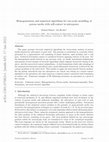 Research paper thumbnail of Homogenization and numerical algorithms for two-scale modelling of porous media with self-contact in micropores