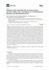 Research paper thumbnail of Analysis of the Essential Oils of Chamaemelum fuscatum (Brot.) Vasc. from Spain as a Contribution to Reinforce Its Ethnobotanical Use