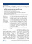 Research paper thumbnail of Assessment of the Toxic Effects of Chitosan-Coated Magnetite Nanoparticles on Drosophila melanogaster