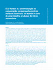 Research paper thumbnail of ECO-Kanban e a sistematização da comunicação no reaproveitamento de resíduos industriais: um estudo de caso de uma indústria produtora de vidros automotivos