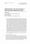 Research paper thumbnail of I fight, therefore I am: Success factors of Roma university students from Serbia