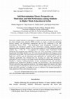 Research paper thumbnail of Self-Determination Theory Perspective on Motivation and Solo Performance among Students in Higher Music Education in Serbia