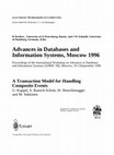 Research paper thumbnail of A Transaction Model For Handling Composite Events