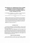 Research paper thumbnail of Development of a multichannel timeaofaflight technique for plasma potential profile measurements by heavy ion beam diagnostic on the Tokamak Isttok