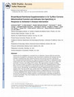 Research paper thumbnail of Broad-Based Nutritional Supplementation in 3xTg Mice Corrects Mitochondrial Function and Indicates Sex-Specificity in Response to Alzheimer's Disease Intervention