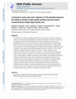 Research paper thumbnail of A long-term cyclic plus tonic regimen of 17β-estradiol improves the ability to handle a high spatial working memory load in ovariectomized middle-aged female rats