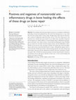 Research paper thumbnail of Positives and negatives of nonsteroidal anti-inflammatory drugs in bone healing: the effects of these drugs on bone repair