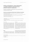 Research paper thumbnail of Original paper Anaesthetic considerations in dialised patients with rheumatic disesases undergoing orthopaedic surgery