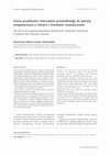 Research paper thumbnail of Original paper The role of the regional anaesthesia performed for orthopaedic procedures in patients with rheumatic diseases