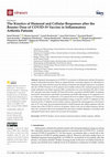 Research paper thumbnail of The kinetics of humoral and cellular responses after the booster dose of COVID-19 vaccine in inflammatory arthritis patients