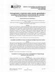 Research paper thumbnail of Concepciones y creencias sobre ciencia, aprendizaje y enseñanza de profesores universitarios de ciencias