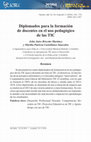 Research paper thumbnail of Diplomados para la formación de docentes en el uso pedagógico de las TIC