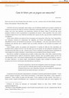 Research paper thumbnail of Como ter leitores para sua pesquisa com manuscritos