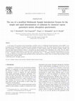 Research paper thumbnail of The use of a modified Multimode Sample Introduction System for the simple and rapid determination of cadmium by chemical vapour generation atomic absorption spectrometry