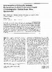 Research paper thumbnail of Determination of polycyclic aromatic hydrocarbons by high-performance liquid chromatography-particle beam-mass spectrometry