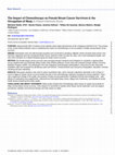 Research paper thumbnail of The Impact of Chemotherapy on Female Breast Cancer Survivors & the Occupation of Sleep: A Mixed-Methods Study