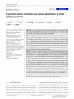 Research paper thumbnail of Evaluation of sex hormones and sperm parameters in male epileptic patients