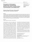 Research paper thumbnail of Perceptions of Interagency Collaboration: Relationships Between Secondary Transition Roles, Communication, and Collaboration