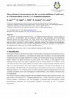 Research paper thumbnail of Electrochemical measurements for the corrosion inhibition of mild steel in 1 M hydrochloric acid by 5, 12-Naphthacenequinone