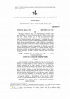 Research paper thumbnail of Söz Di̇zi̇msel Açidan Türkçe Fi̇i̇l Siniflari