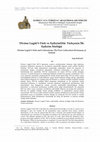 Research paper thumbnail of Dîvânu Lugati’t-Türk ve Eşdizimlilik: Türkçenin İlk Eşdizim Sözlüğü