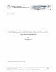 Research paper thumbnail of Italian Regions and Local Authorities within the framework of a new Autonomist System