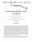 Research paper thumbnail of Call for Papers "L'architettura della congregazione cassinese XV-XVIII secoli", Padova-Vicenza, 30 january-1st February 2025