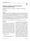 Research paper thumbnail of Multibridge: an R package to evaluate informed hypotheses in binomial and multinomial models