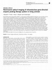 Research paper thumbnail of Noninvasive optical imaging of nitroreductase gene-directed enzyme prodrug therapy system in living animals