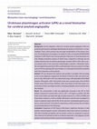 Research paper thumbnail of Urokinase plasminogen activator (uPA) as a novel biomarker for cerebral amyloid angiopathy