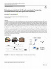 Research paper thumbnail of Estimating uncertainties in the life cycle assessment of composting household biowaste and urban green waste in Germany