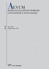 Research paper thumbnail of Recensione di Francesca Fontanella, L'impero e la storia di Roma in Dante, Bologna 2016