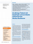 Research paper thumbnail of 62-jähriger Patient mit Dysphagie und zervikalen Schmerzen bei Morbus Bechterew