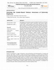 Research paper thumbnail of Assessing the Gender-Based Violence Awareness of University Employees