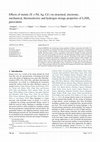 Research paper thumbnail of Effects of metals (X = Pd, Ag, Cd ) on structural, electronic, mechanical, thermoelectric and hydrogen storage properties of LiXH$_3$ perovskites