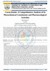 Research paper thumbnail of Cassia fistula: A Comprehensive Analysis of its Phytochemical Constituents and Pharmacological Activities