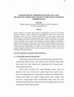 Research paper thumbnail of Tindak Pidana Terhadap Kesusilaan Yang Dilakukan Tokoh Masyarakat Dari Sudut Pandang Kriminologi