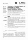 Research paper thumbnail of The assessment of the role of baseline low-dose CT scan in patients at high risk of lung cancer