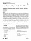 Research paper thumbnail of Guidelines for research and design of software for children with ASD in e-health