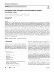 Research paper thumbnail of A systematic review of chatbots in inclusive healthcare: insights from the last 5 years