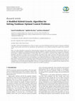 Research paper thumbnail of A Modified Hybrid Genetic Algorithm for Solving Nonlinear Optimal Control Problems