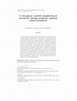 Research paper thumbnail of A two-phase variable neighborhood search for solving nonlinear optimal control problems