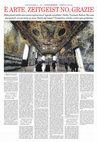 Research paper thumbnail of «E' arte. Zeitgeist no, grazie», in: «Il Foglio», xxix, 179, martedì 30.7.2024, p. i [full text]