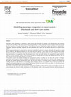 Research paper thumbnail of Modelling Passenger Congestion in Transit System –Benchmark and Three Case Studies