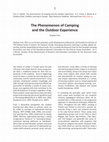 Research paper thumbnail of The Phenomenon of Camping and the Outdoor Experience