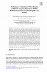 Research paper thumbnail of Performance Evaluation of Patch Repairs on Historic Concrete Structures (PEPS): Preliminary Results from Two English Case Studies