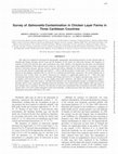 Research paper thumbnail of Survey of Salmonella contamination in chicken layer farms in three Caribbean countries