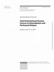 Research paper thumbnail of Selected Abstracts from the 32nd International Vicenza Course on Hemodialysis and Peritoneal Dialysis. Vicenza, June 10-13, 2014: Abstracts