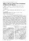 Research paper thumbnail of Influence of the heat treatment in the electrochemical corrosion of Al-Zn-Mg alloys